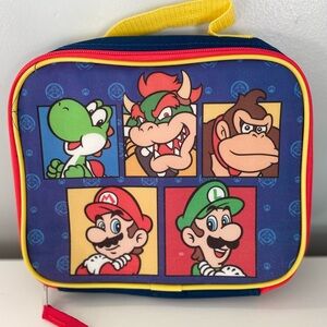 SUPER MARIO INSULATED LUNCH BOX or STORE SMALL ITEMS